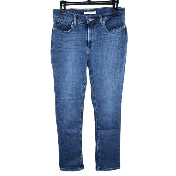Levi's Size 29x30 Classic Straight Leg Mid Rise Denim Jeans Women - Picture 1 of 10